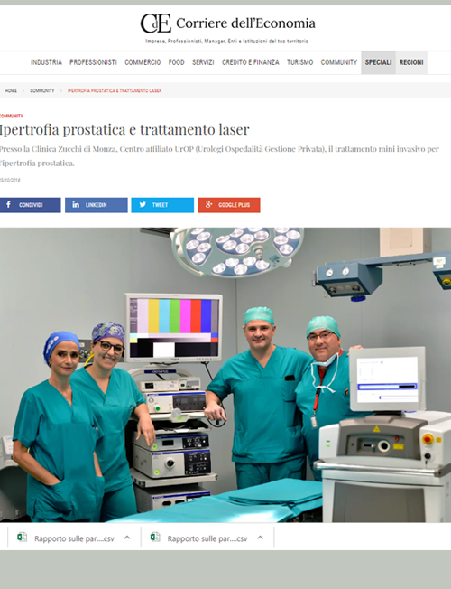 Ipertrofia prostatica e trattamento laser Ipertrofia prostatica e trattamento laser